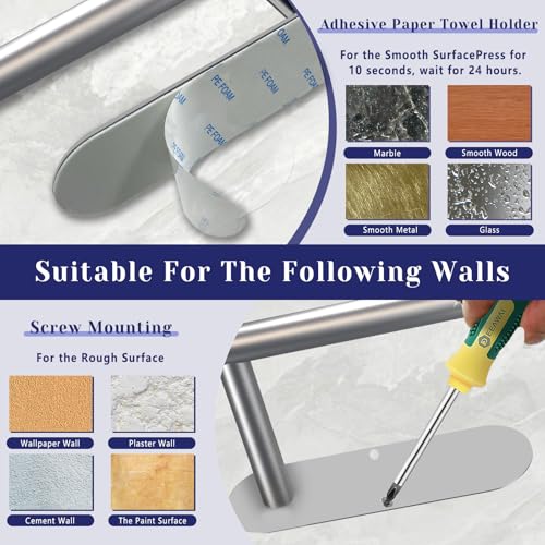 Sliver Paper Towel Holder (Sliver)