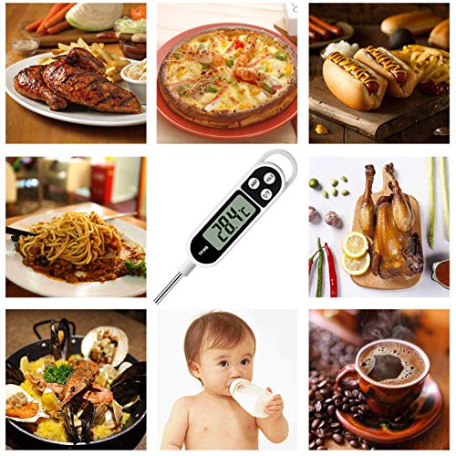 Digital Meat Food Thermometer for Cooking Kitchen BBQ (24.4 x 2.5 x 1.5 cm)