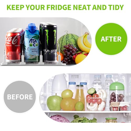 Drink Organizer for Fridge (3 Row)