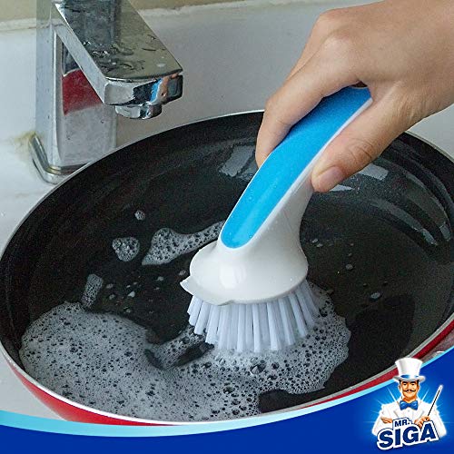 Pot and Pan Cleaning Brush (Blue & White)