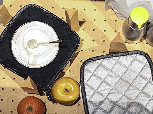 5 Pack Pot Holders for Kitchen Clearance (Black / Pot Holders)
