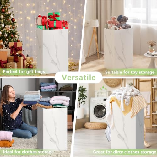 13 Gallon Disposable Trash Cans for Parties (Marble)