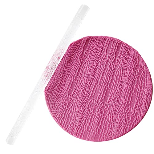 Pattern Acrylic Rolling Pin (52005 crocodile pattern)