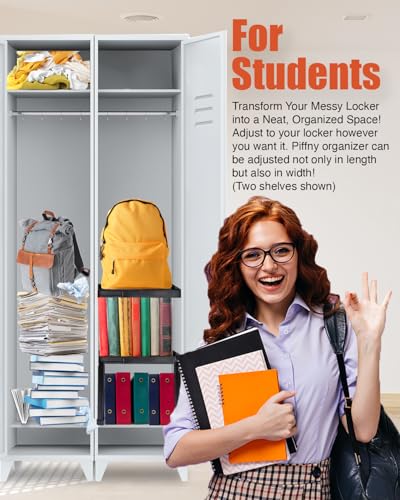 Locker Organizer Shelf (Black)