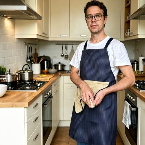 3 Pack Apron with Towel Attached