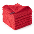 Kitchen Towels 6 (Red / 12 x 12 - 6 Pack)