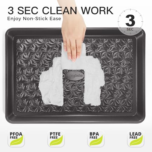 Nonstick Baking Sheet Pan Set of 3 (Graphite Gray)