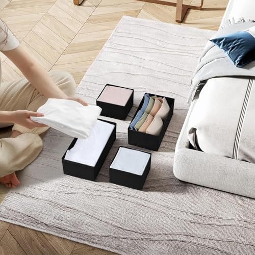 Drawer Organizers (Black / 12 Pack)