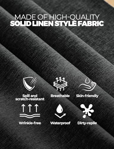 Black Extra Large Cloth Table Cloths for Rectangle Tables (Black / 144" x 60" (Rectangular))