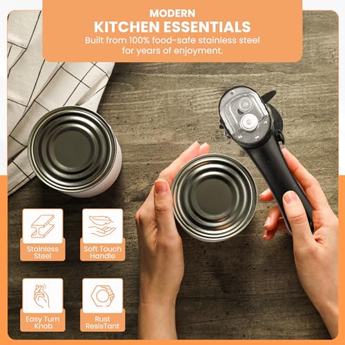 Ergonomic Can Opener (Width: 1.9 inches, Height: 3 inches)