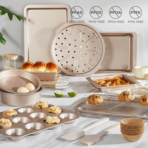 Bakeware Sets (Champagne Gold)