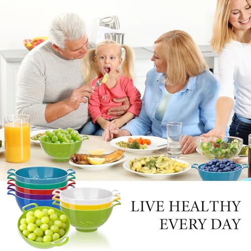 4 Pack Small Colander Bowls (Warm)