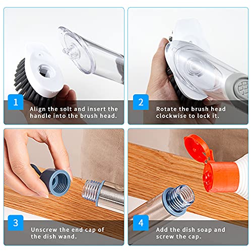 Dish Cleaning Brush (Blue)