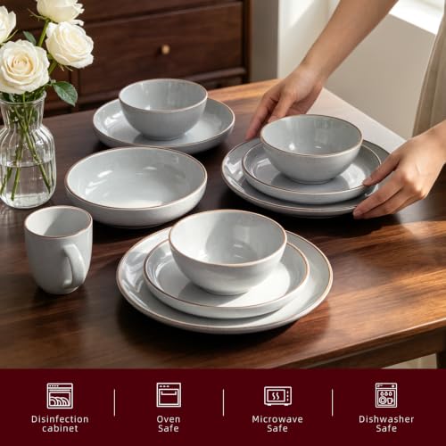 Stoneware Euro (Service for 4 - 20pc Set / White)