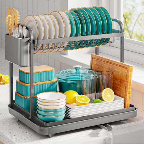 Dish Drying Rack 2 (Gray / Large)