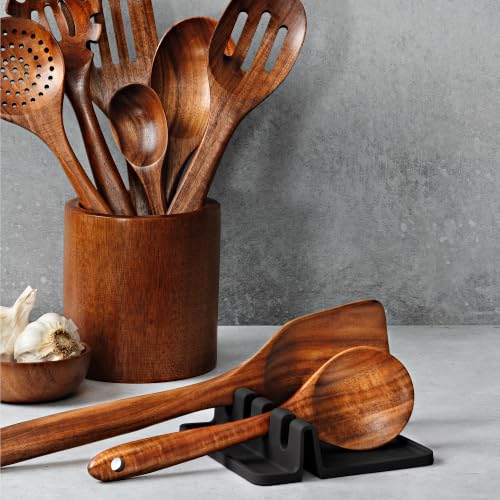 Silicone Utensil Rest (Medium / Night Black)