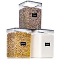Large Food Storage Containers with Lids Airtight 5.2L (5.2 L)
