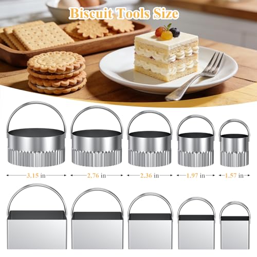 Biscuit Cutter Set of 10 pcs (2 set)