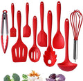 EastDeals Silicone Kitchen Utensils Set (Red)