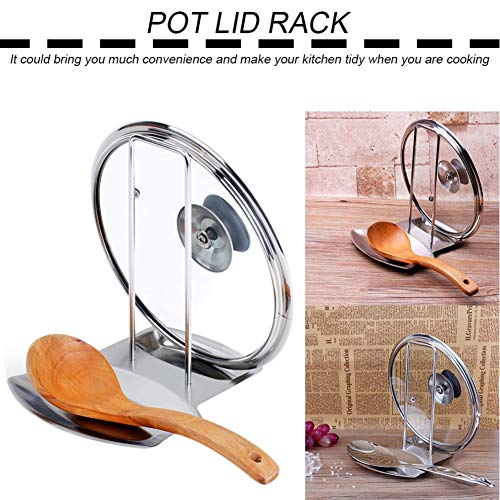 Pot Lid Holder Spoon Rest