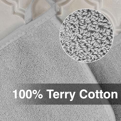 Terry Potholder & Hot Pad (2-Pack / Titanium Grey)