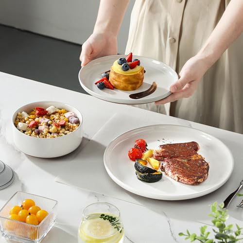 Plates and Bowls Sets (24 Pcs (Service for 8) / White)
