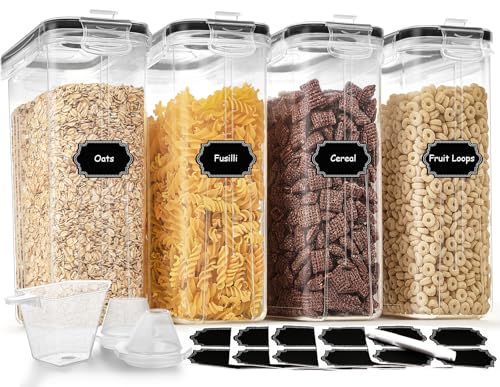 Cereal Containers Storage Set (4 Pack)