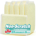 Sponges Kitchen Scrub Dish Sponge Scouring Pad (6 Pack)