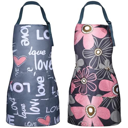 2 Pcs Aprons For Women with Pockets