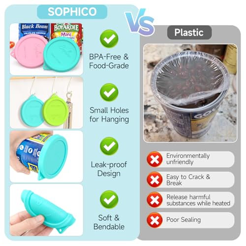 4PCS 3 inch Silicone Can Lids (3inch/7.5cm)