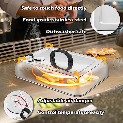 Melting Dome 2Pcs (1 Solid Dome + 1 Lid with vent)