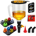 18 Piece No Spill Engine Oil Funnel Kit (Upgraded Version Multi-color)