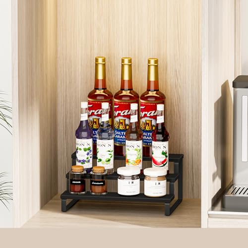 3 Tier Spice Rack (Black, 3 Tier, 1 Pack / 3 Tier 1 Pack)