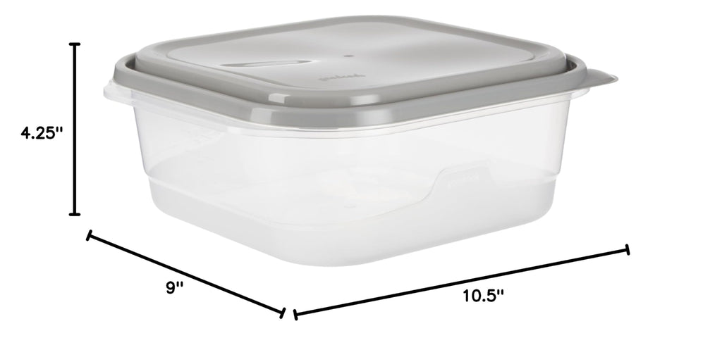EveryWare Extra Large Square Food Storage Container (Extra Large 2 pack / Square, 2 Pack)