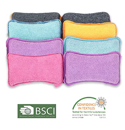 Dish Sponges Kitchen (Small Thick (Pack of 8))
