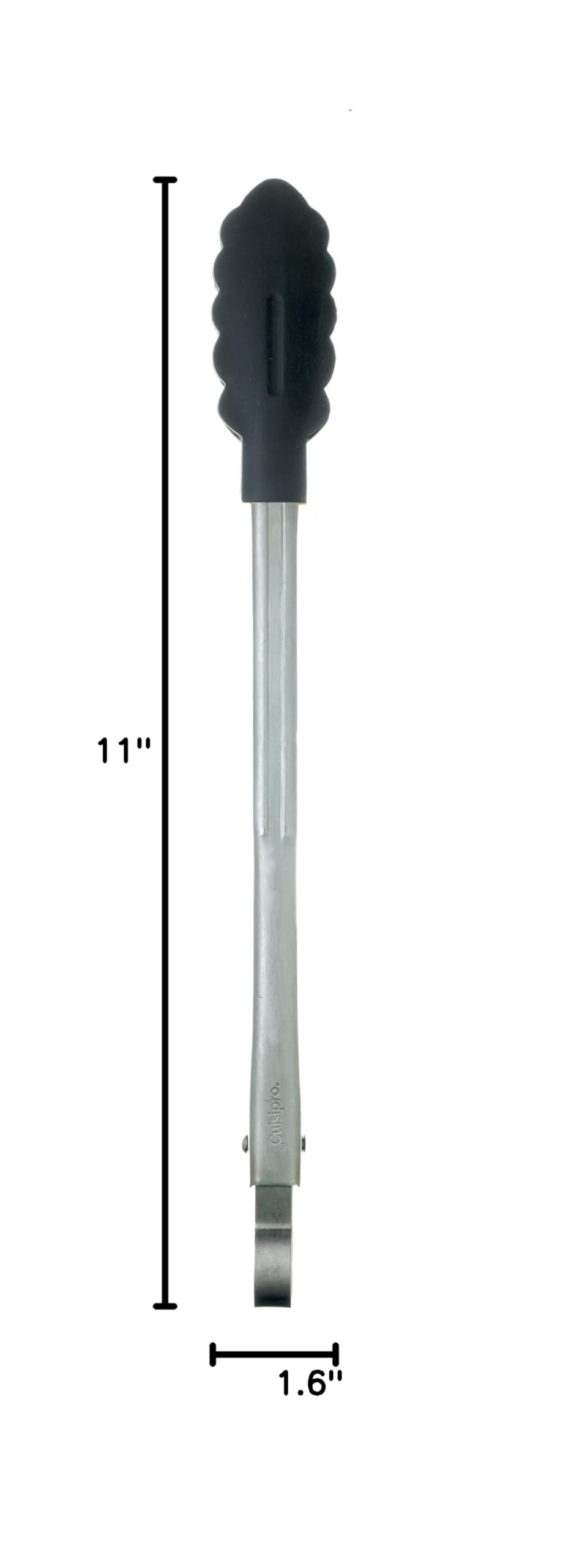 Silicone Tong 12" Black (Black / 12")
