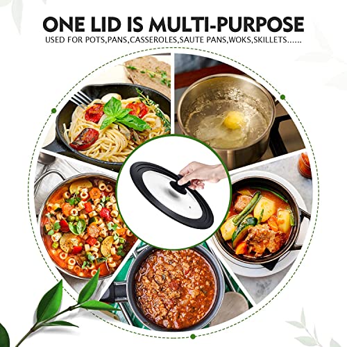Universal Lids for Pots (6.5", 7", 8" & 9.5", 10", 11")