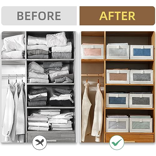Linen Closet Organizers And Storage (10pcs)