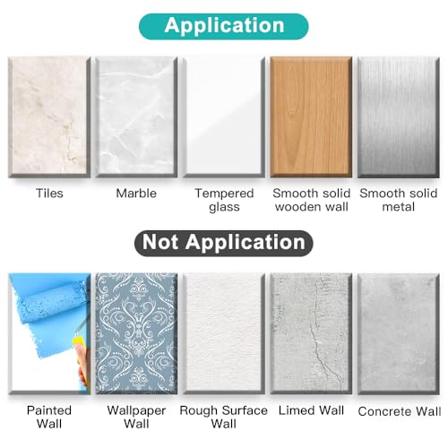 2Pcs Silver Paper Towel Holder Under Cabinet Wall Mount (Silver / 2*Rectangle)