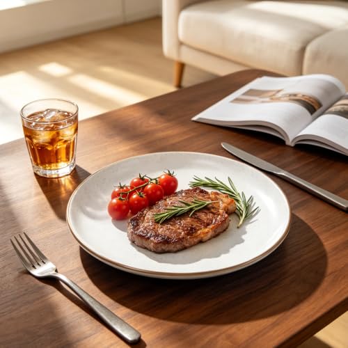HomeVSS 20 Piece Dinnerware Set (Service for 4 - 20pc Set / Matt White)