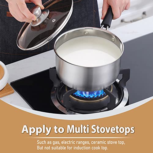 1 + 2 Quart Sauce Pan With Lid (1 & 2 Quart)