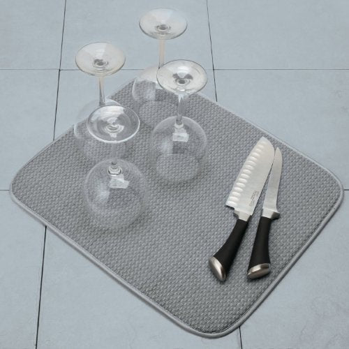 18 by 16 Inch Microfiber Dish Drying Mat