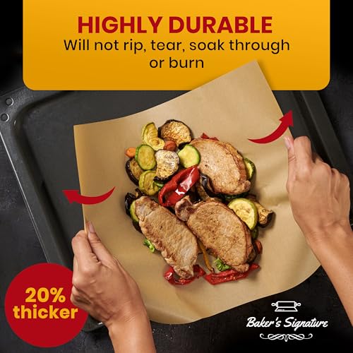 220 Pcs 9x13" Parchment Paper Sheets by Baker's Signature (6. 9" x 13" - 220 Pack)