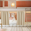 Half Curtain Tiers 36 inch Length (Biscotti Beige / 34"W x 36"L (Pack of 2))