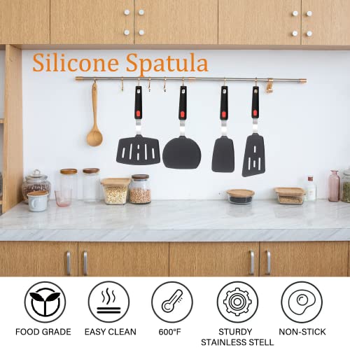 Silicone Spatula Turner Set of 4