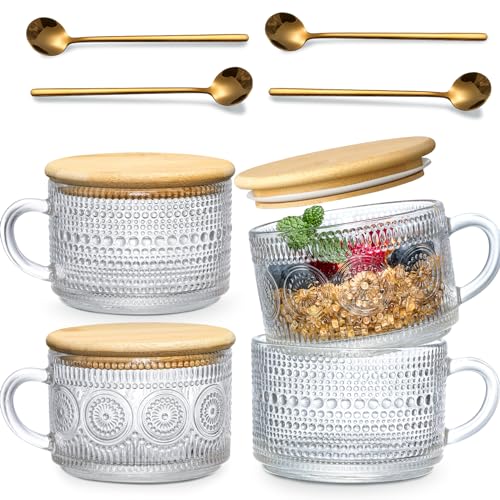 4pcs Set Vintage Coffee Mugs gifts for women (4 Pack)