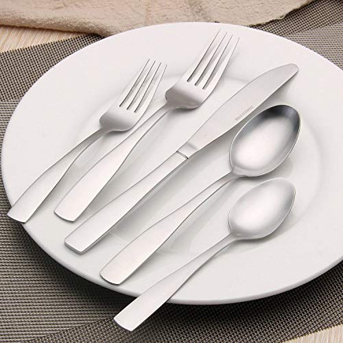 Matte Silverware Set (Matte Silver / 20-Piece)