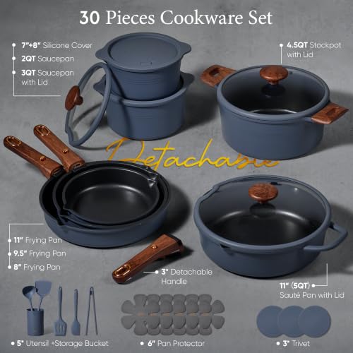 30pcs Titanium Cookware Set (30 Piece)