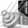 Fine Mesh Strainer 4PCS (7", 4.6", 3.15", 2.7" (4pcs))