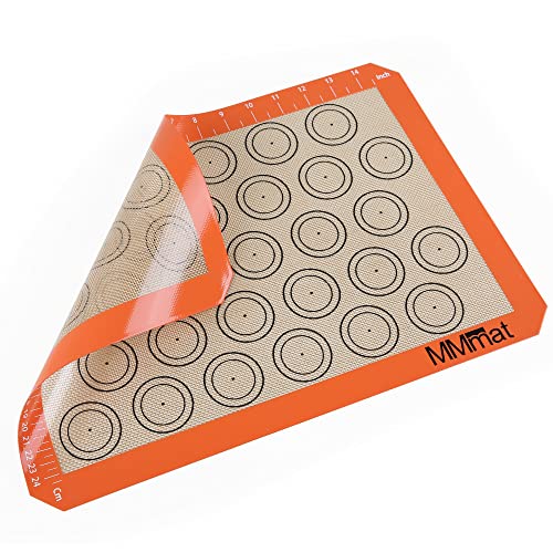 Best German Silicone Baking Mat (Half Sheet Macaron Baking Mat (Set of 2) / 11.625 x 16.5 inches (LxW) *2)